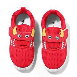 Cute Walk by Babyhug Sneaker Shoes Velcro Closure - Grey