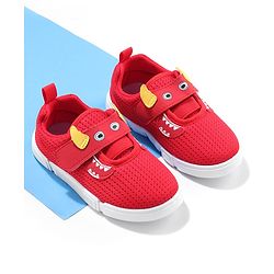 Cute Walk by Babyhug Sneaker Shoes Velcro Closure - Grey