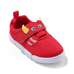 Cute Walk by Babyhug Sneaker Shoes Velcro Closure - Grey