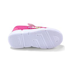 Cute Walk by Babyhug Velcro Closure Sneakers with Butterfly Applique - Fuchsia