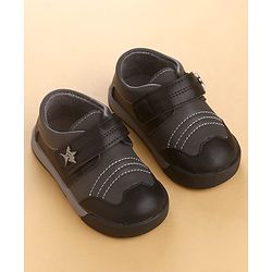 Cute Walk by Babyhug Casual Shoes with Velcro Closure - Brown & Beige