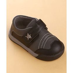 Cute Walk by Babyhug Casual Shoes with Velcro Closure - Brown & Beige