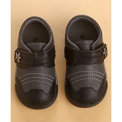 Cute Walk by Babyhug Casual Shoes with Velcro Closure - Brown & Beige