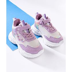 Cute Walk by Babyhug Velcro Closure Sneaker Shoes With Lace Detailing - Pink