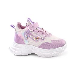 Cute Walk by Babyhug Velcro Closure Sneaker Shoes With Lace Detailing - Pink