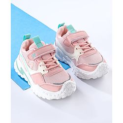 Cute Walk by Babyhug Velcro Closure Sneaker Shoes - Pink