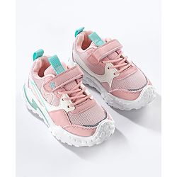 Cute Walk by Babyhug Velcro Closure Sneaker Shoes - Pink
