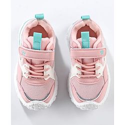 Cute Walk by Babyhug Velcro Closure Sneaker Shoes - Pink