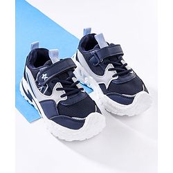 Cute Walk by Babyhug Velcro Closure Sneaker Shoes - Navy Blue
