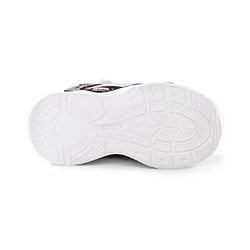 Cute Walk by Babyhug Velcro Closure Sneaker Shoes With Lace Detailing & Splash Print - White