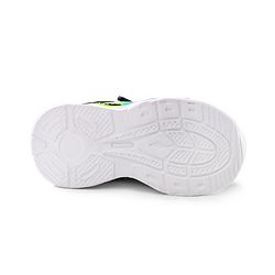 Cute Walk by Babyhug Velcro Closure Sneaker Shoes With Lace Detailing & Splash Print - Grey