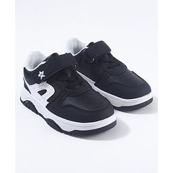 Cute Walk by Babyhug Velcro Closure Sneakers - Black
