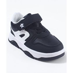 Cute Walk by Babyhug Velcro Closure Sneakers - Black