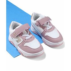 Cute Walk by Babyhug Velcro Closure Sneakers - Black
