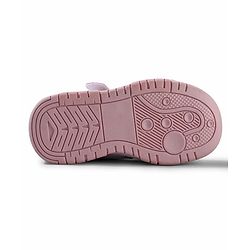 Cute Walk by Babyhug Velcro Closure Sneakers - Black
