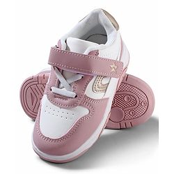 Cute Walk by Babyhug Velcro Closure Sneakers - Black