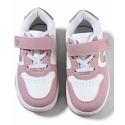 Cute Walk by Babyhug Velcro Closure Sneakers - Black