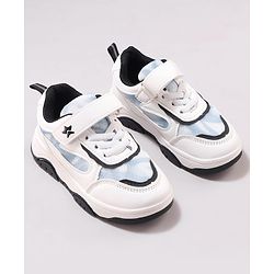 Cute Walk by Babyhug Velcro Closure Sneaker Shoes - White