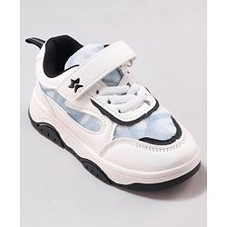 Cute Walk by Babyhug Velcro Closure Sneaker Shoes - White