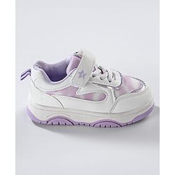 Cute Walk by Babyhug Velcro Closure Sneaker Shoes - Purple