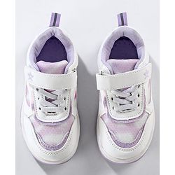Cute Walk by Babyhug Velcro Closure Sneaker Shoes - Purple