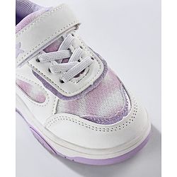 Cute Walk by Babyhug Velcro Closure Sneaker Shoes - Purple