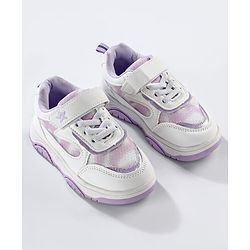 Cute Walk by Babyhug Velcro Closure Sneaker Shoes - White
