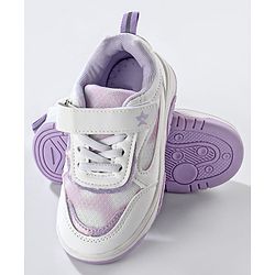 Cute Walk by Babyhug Velcro Closure Sneaker Shoes - White