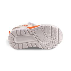 Cute Walk by Babyhug Solid Sneaker Shoes with Velcro Closure - Beige