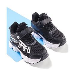Cute Walk by Babyhug Sneaker Shoes With Velcro Closure - Black