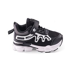 Cute Walk by Babyhug Sneaker Shoes With Velcro Closure - Black