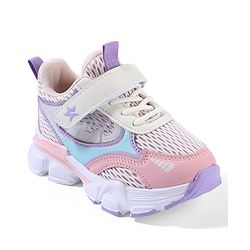 Cute Walk By Babyhug Velcro Closure Sneakers With Lace Detailing - Pink