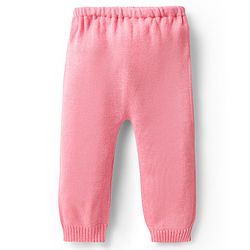 Babyhug Knitted Full Sleeves Sweater Set with Bunny Design - Pink & Light Blue
