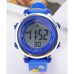 Babyhug Free Size Digital Watch with Dino Applique - Blue