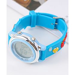 Babyhug Free Size Digital Watch with Dino Applique - Blue