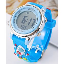 Babyhug Free Size Digital Watch - Light Blue