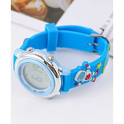 Babyhug Free Size Digital Watch - Light Blue