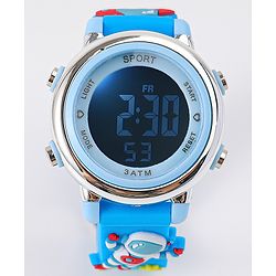 Babyhug Free Size Digital Watch - Light Blue