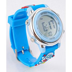 Babyhug Free Size Digital Watch - Light Blue
