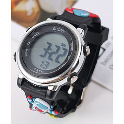 Babyhug Free Size Digital Watch - Light Blue