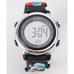 Babyhug Free Size Digital Watch - Light Blue