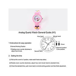 Babyhug Analog Watch with Floral & Butterfly Design - Pink