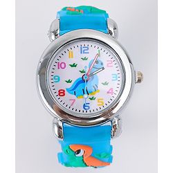 Babyhug Analog Watch with Dino Design - Red