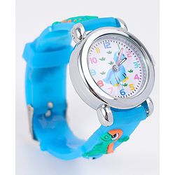 Babyhug Analog Watch with Dino Design - Red