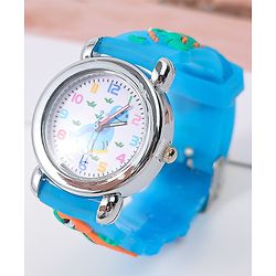 Babyhug Analog Watch with Dino Design - Red