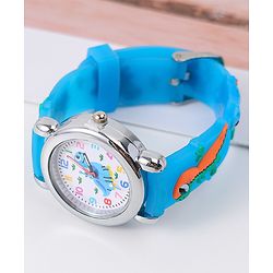 Babyhug Analog Watch with Dino Design - Red