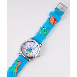 Babyhug Analog Watch with Dino Design - Red