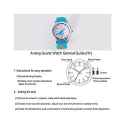 Babyhug Analog Watch with Dino Design - Red