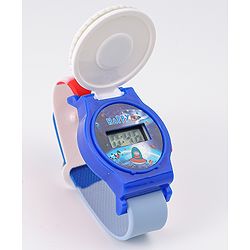 Babyhug Free Size Digital Watch With Astronaut Applique - Blue
