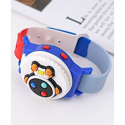 Babyhug Free Size Digital Watch With Astronaut Applique - Blue